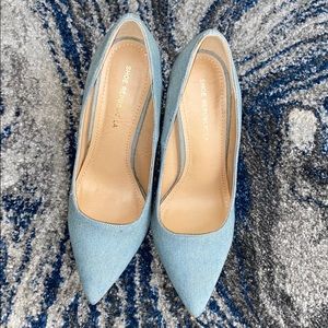 Light Denim Pumps